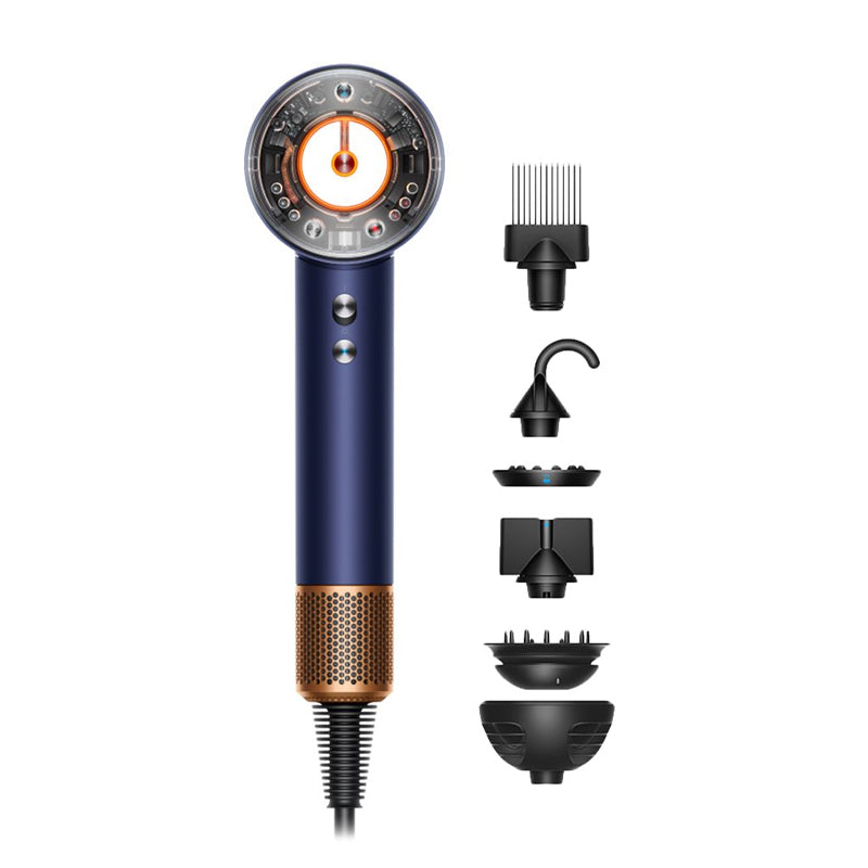 Dyson, Supersonic Nural™ hair dryer in Prussian Blue/Rich Copper
