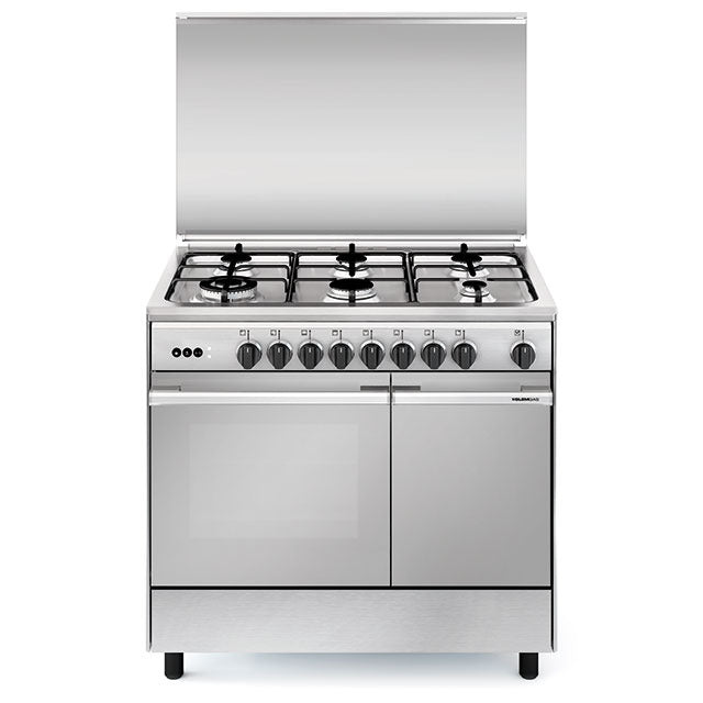 Glem Gas, PU9622GI Gas Oven with Gas Grill, Inox