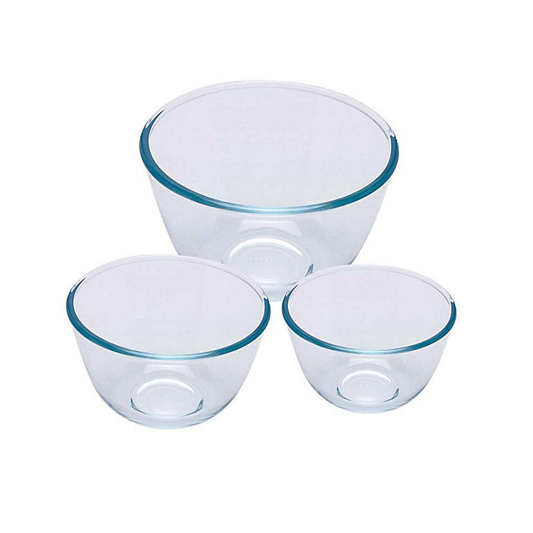 Pyrex, 3 Piece Glass Bowl Set