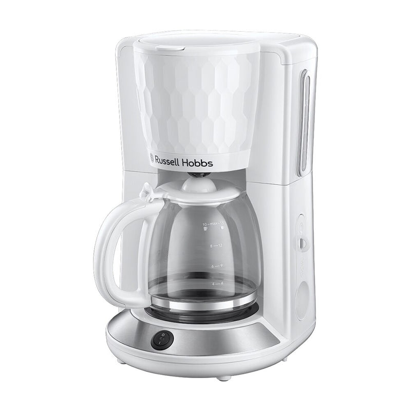 Russell Hobbs, Honeycomb Coffee Machine, White