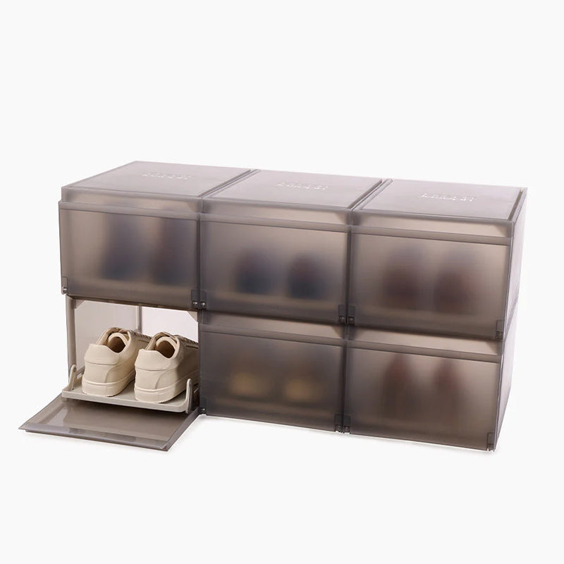 Joseph Joseph, ShoeCase 6-piece Grey Shoe Storage Box