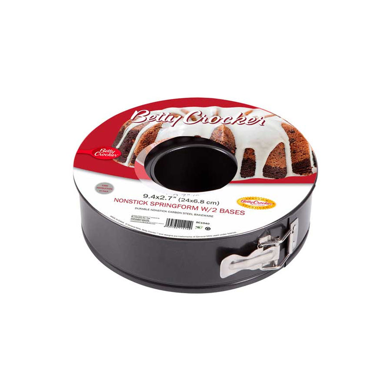 Betty Crocker, Springform pan with 2 bases and lock 24cm