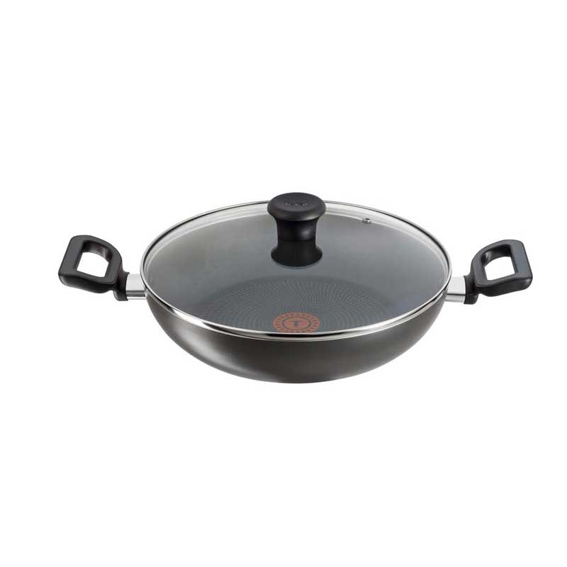 Tefal, Delicia Kadai Cooking Pot with Lid 28cm – B4689885