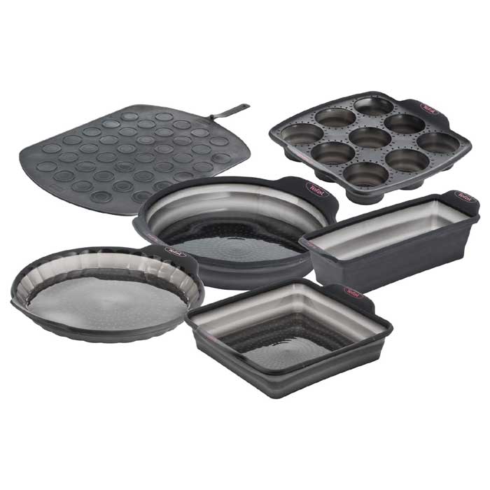 Tefal, Crispybake Silicone Black Macaron Tray 53 x 31 cm