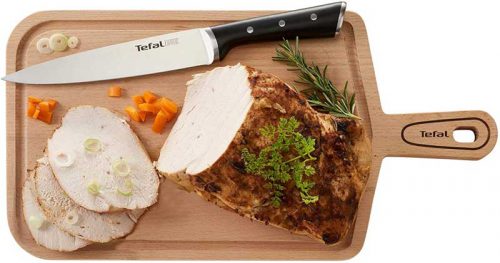 Tefal, Ice Force Stainless Steel Slicing Knife, 20cm