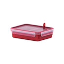 Tefal, Master seal Micro Box 1.2 Litre Food Container with Inserts, Red, Plastic