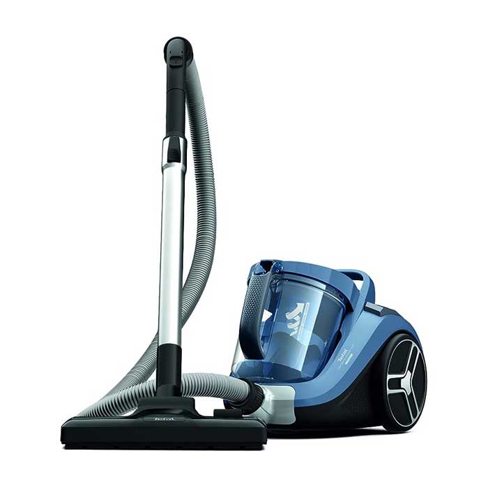 Tefal, Compact Power XXL Canister Vacuum Cleaner, 2.5L 550 Watts, Blue/Grey