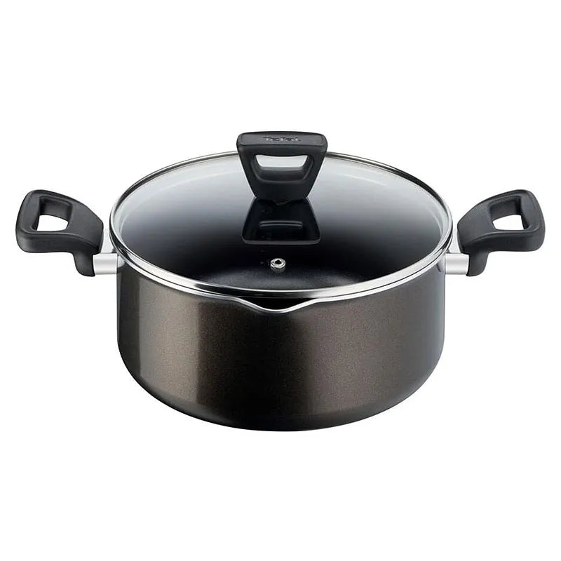 Tefal, Titanium XL Intense Casserole with lid diffuser base 24 cm