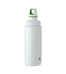 Tefal, Drink 2 Go Bottle, Light Steel , 0.6 L, White & Green