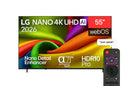 LG, 55 inch NANO 4K UHD AI NU84 Smart TV 2026