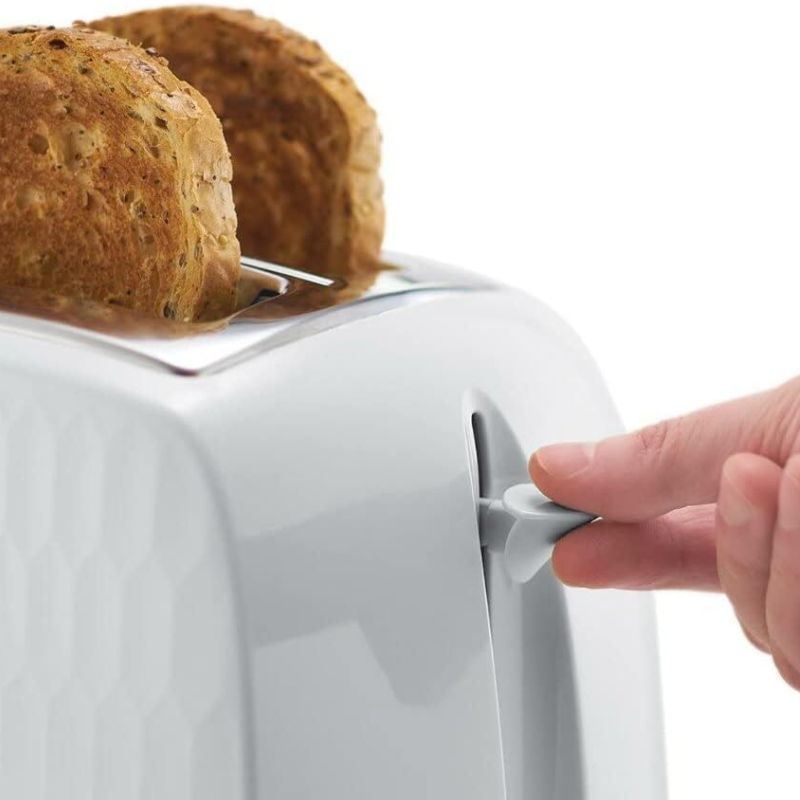 Russell Hobbs, Honeycomb White 2 Slice Toaster