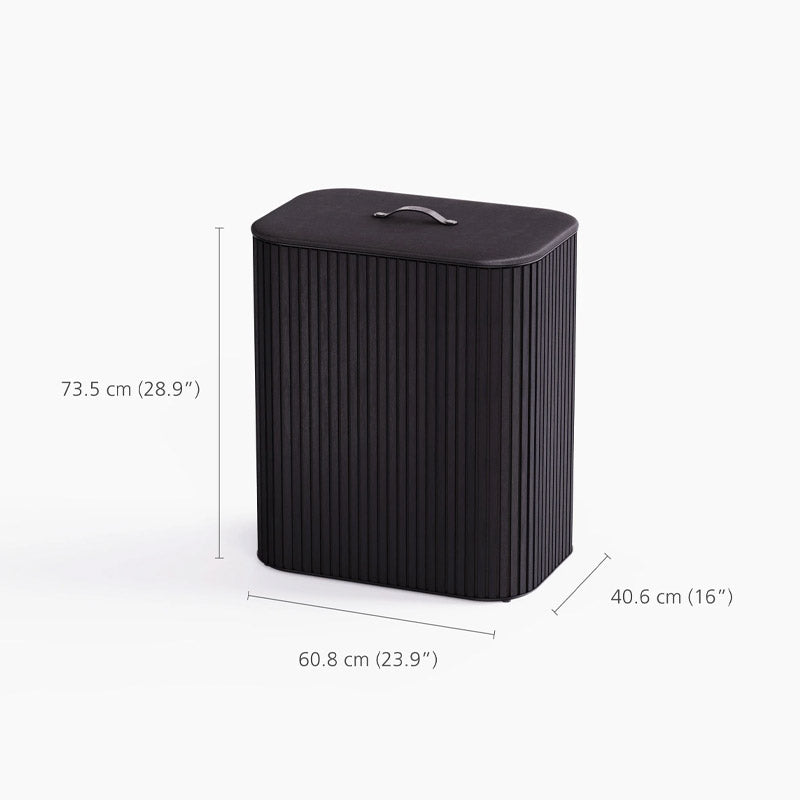 Joseph Joseph, Tota Luxe 90L Black Laundry Separation Basket