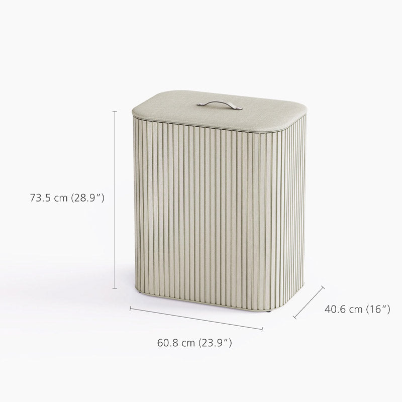 Joseph Joseph, Tota Luxe 90L Ecru Laundry Separation Basket