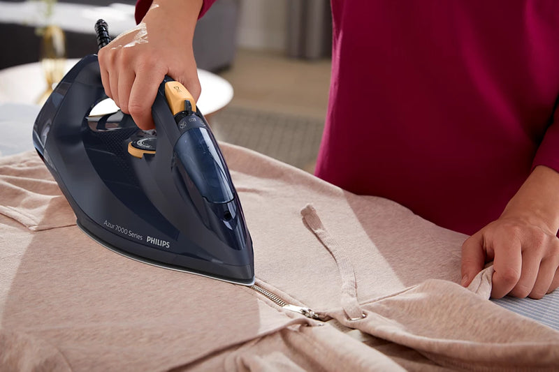 Philips, 7000 Series HV Steam Iron Blue/Yellow