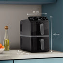 Philips, 4000 Series Stacked Dual Basket Airfryer 10L