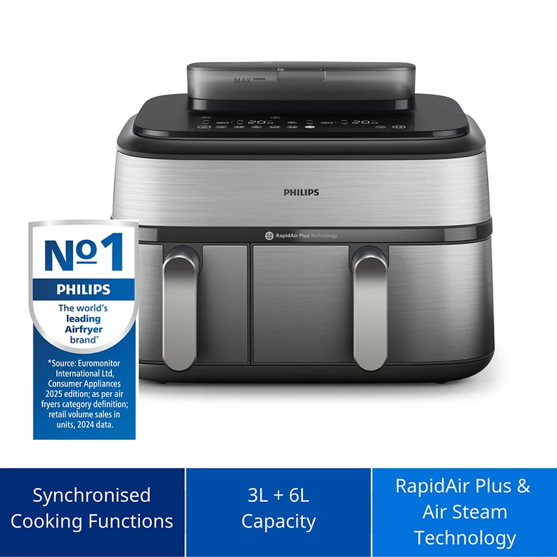 Philips, 5000 Series Dual Basket Airfryer