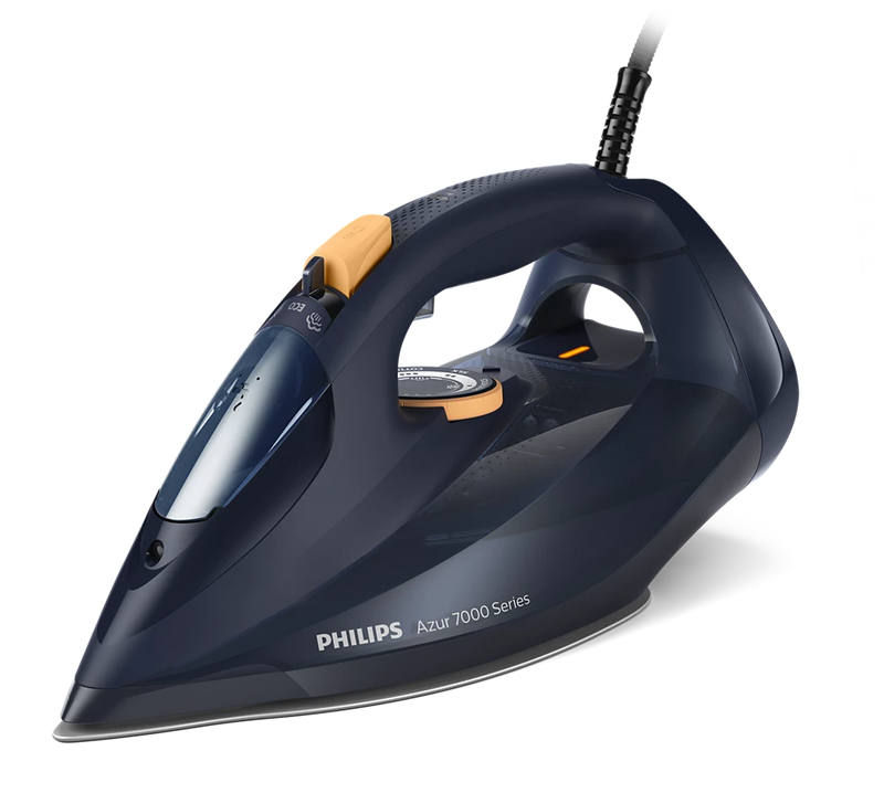 Philips, 7000 Series HV Steam Iron Blue/Yellow