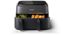 Philips, 3000 Series, 9L 1.5KG Dual Basket Air Fryer