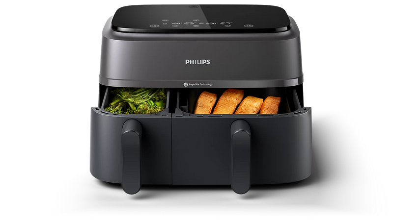 Philips, 3000 Series, 9L 1.5KG Dual Basket Air Fryer