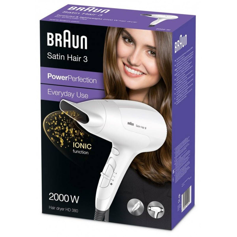 Braun Satin Hair 3 Power Perfection Hairdryer, hair stylers gift ideas for women and men