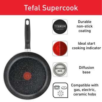 Tefal, Dark Stone 7 pc set stewpots