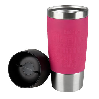 Travel, Mug 0.36L Raspberry Silver