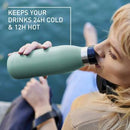 Tefal, Bludrop Bottle 0.5L Green Full Coat