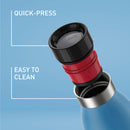 Tefal, Bludrop Bottle 0.5L Blue Full Coat