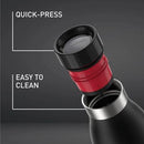 Tefal, Bludrop Bottle 0.5L Black Full Coat