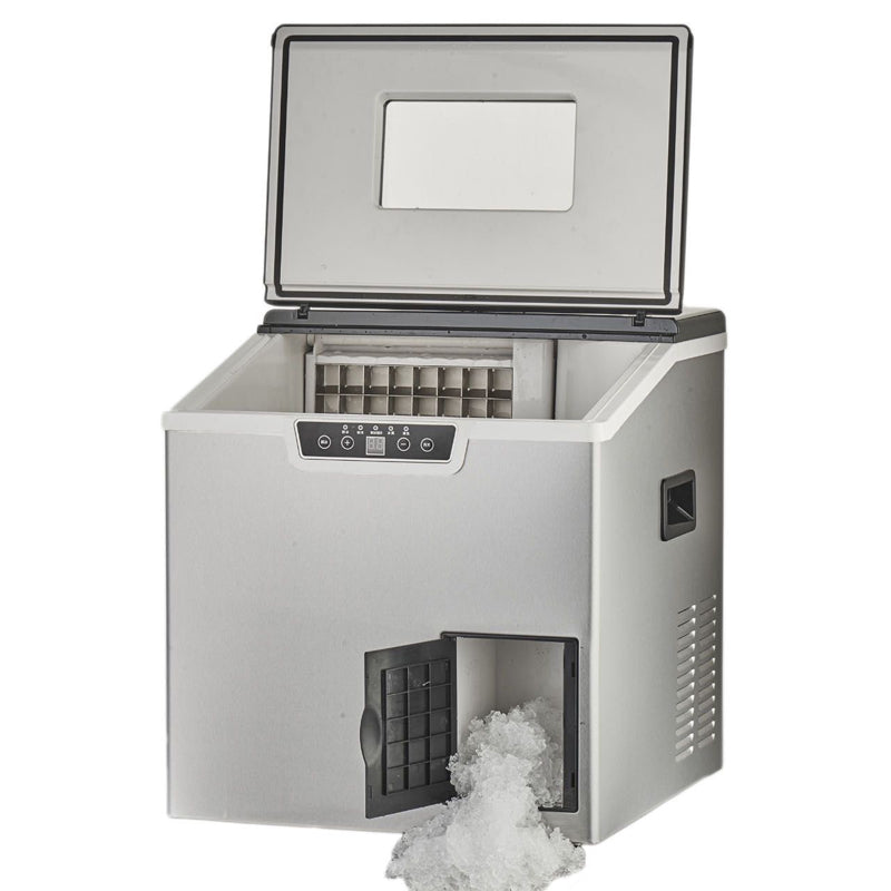 Aqualux, Ice Cube Maker Cubes 25Kg/24Hrs+Crushed Ice