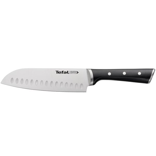 Tefal, Ice Force Stainless Steel Santoku Knife, 18cm,