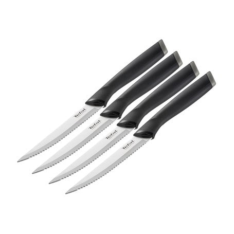 Tefal, Ice Force Stainless Steel Steak Knives – 11cm – Set of 4