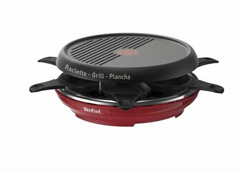Tefal, Raclette Colormania Rouge 850W 6 People Re12A512