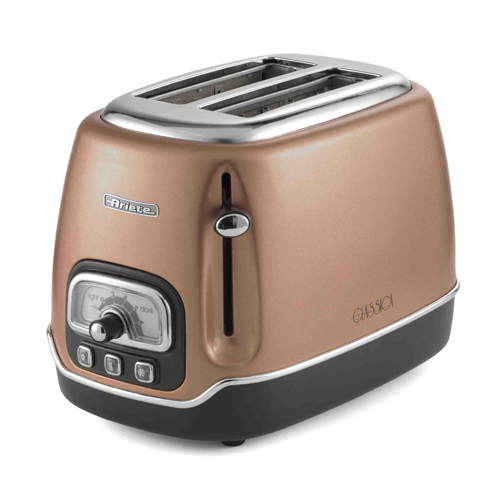 Ariete, Classica Toaster, 2 Slices, 815 Watts, Bronze