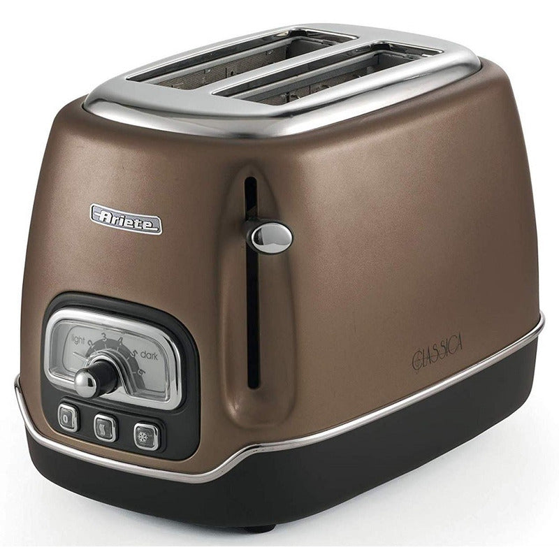 Ariete, Classica Toaster, 2 Slices, 815 Watts, Copper