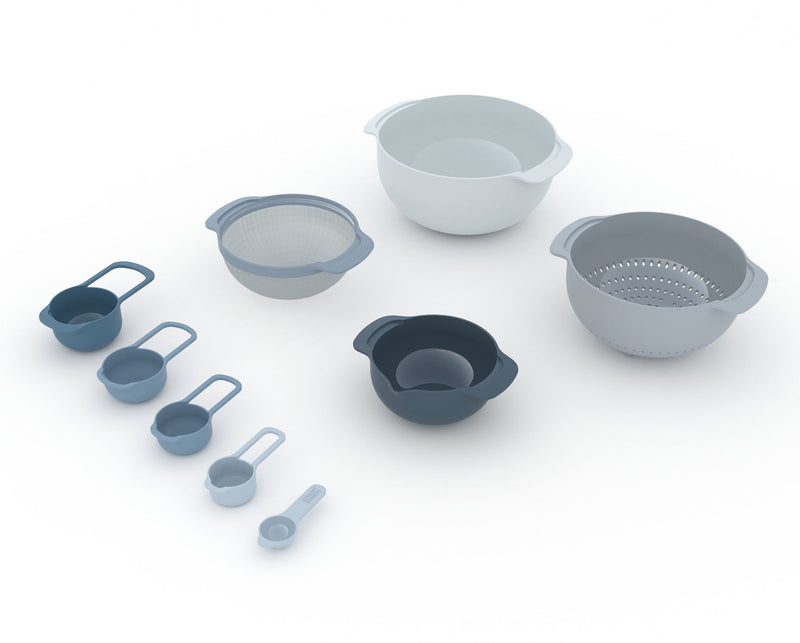 Joseph Joseph, Nest 9 Plus Bowl Set - Editions, Blue