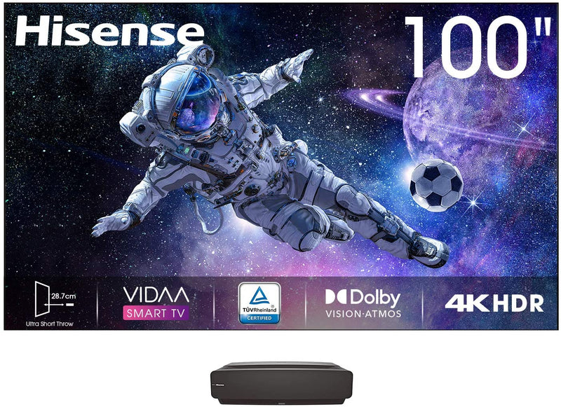 Hisense, 100inch LASER TV 4K UHD SMART TV 100L5