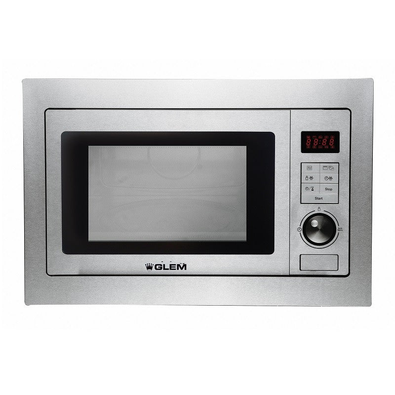 Glem Gas, Built-In Microwave Oven, 25 L, Stainless Steel
