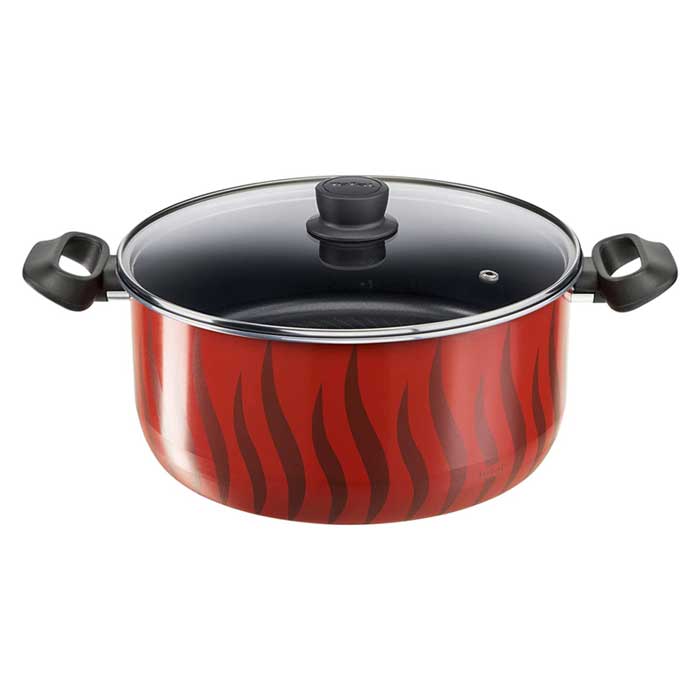 Tefal, Tempo Flame Cookware Stewpots Set 18-22-26-30 cm – C3079082
